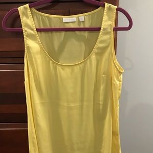 Silk yellow tank-NewYork & Co.